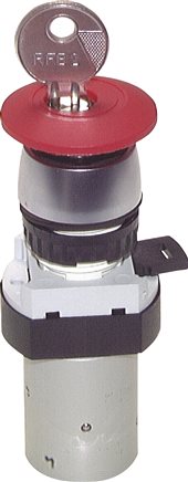 Exemplary representation: 5/2-way emergency stop button valve